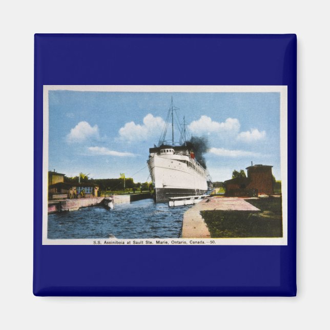 Aimant S.S. Assiniboia à Sault Ste. Marie, Ontario, CA (Devant)