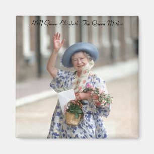 Aimant Sa Majesté la reine Elizabeth La reine-mère 1988
