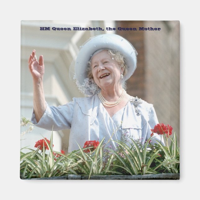 Aimant Sa Majesté la reine Elizabeth, la reine mère 1990 (Devant)