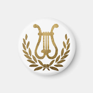 Aimant Sac à main Lyre d'Or
