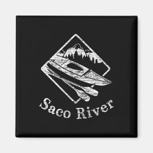 Aimant Saco River Kayak Kayak Bateau Rapids Canot Pad
