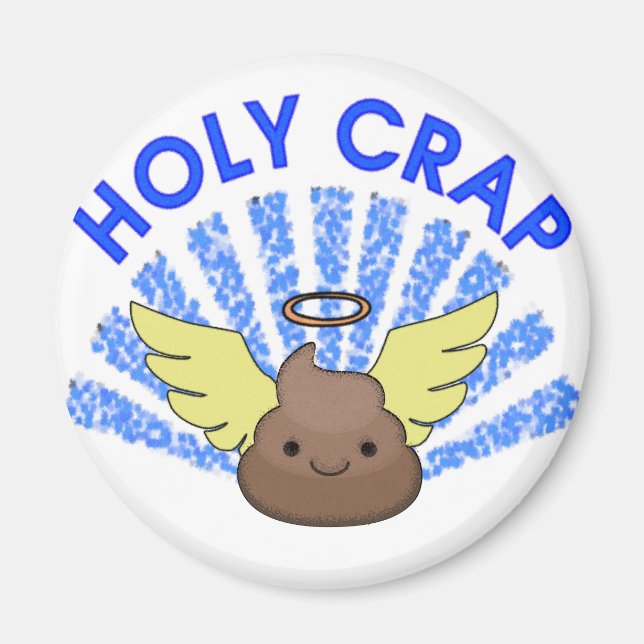 Aimant Sacrée merde (Devant)