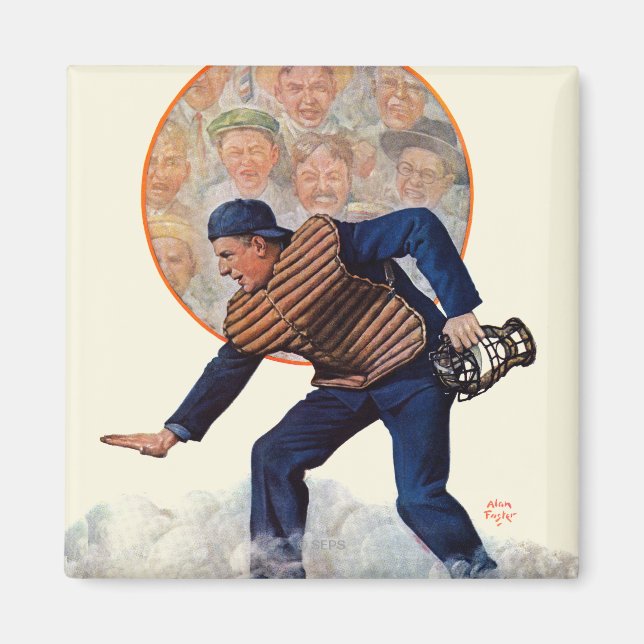 Aimant Safe at the plate (Devant)