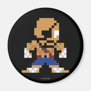 Aimant Sagat à 8 bits