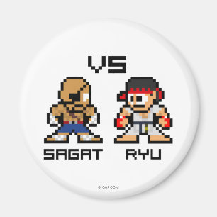 Aimant Sagat VS Ryu 8 bits