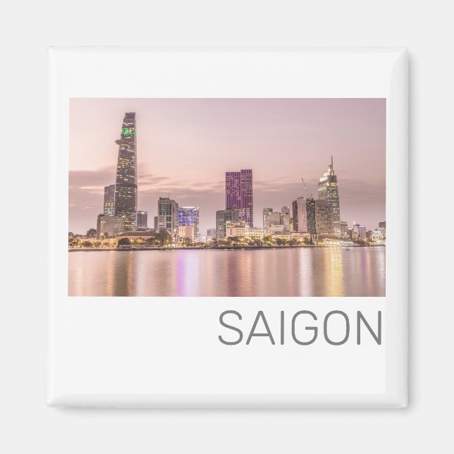 Aimant Saigon Ho Chi Minh Ville HCMC Vietnam Sunset (Devant)