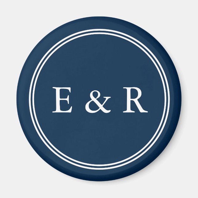 Aimant Sailor Blue - Printemps 2018 Londres Tendances mod (Devant)