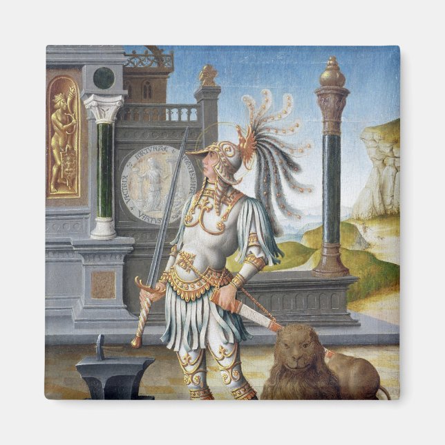 Aimant Saint Adrian en Armor dans un paysage ouvert (Devant)
