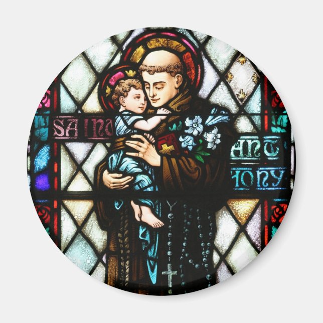 Aimant Saint Antoine de Padoue qui a un enfant (Devant)