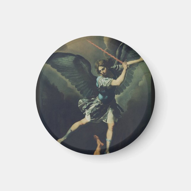 Aimant Saint Archange Michael bat le diable (Devant)