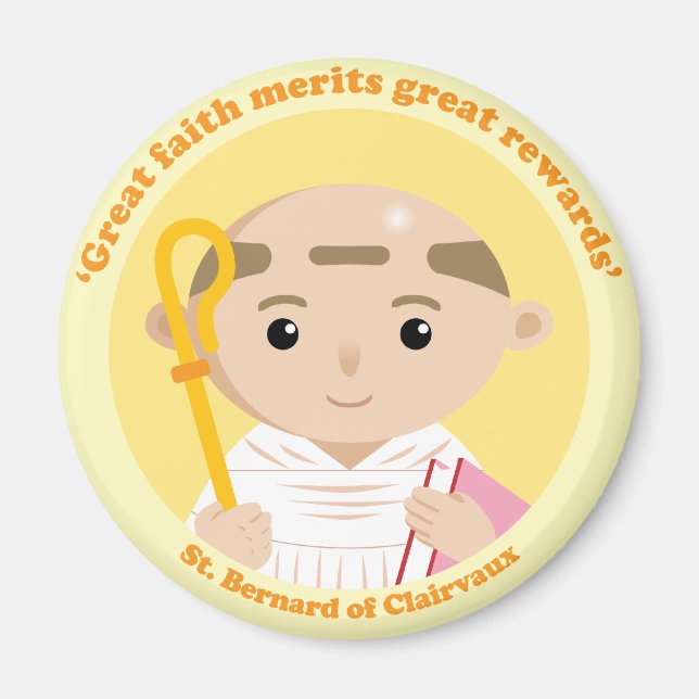 Aimant Saint Bernard de Clairvaux (Devant)