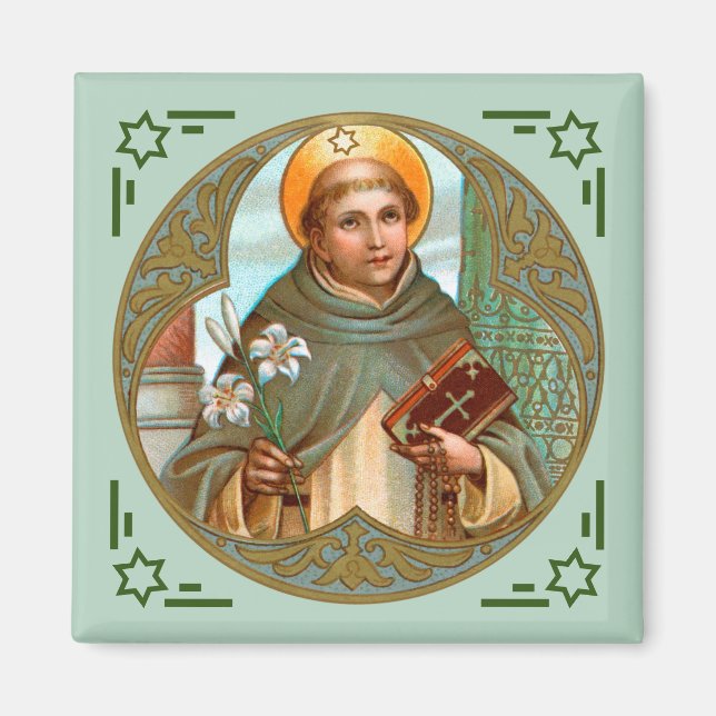 Aimant Saint Dominique de Guzman (BK 07) (Devant)