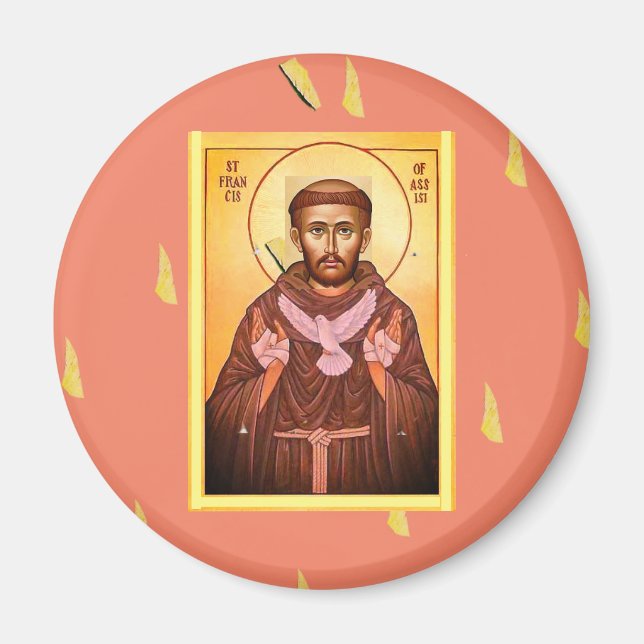Aimant Saint François d'Assise (Devant)