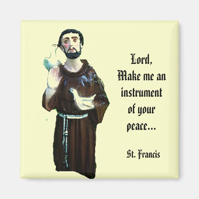 Aimant Saint François d'Assise (Devant)