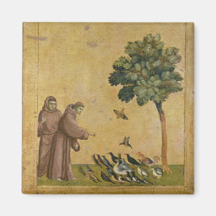 Aimant Saint François d'Assise prêchant aux oiseaux