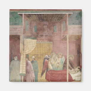 Aimant Saint François guérit l'homme blessé de Lerida