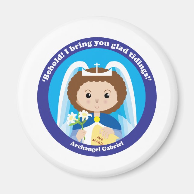 Aimant Saint Gabriel l'Archange (Devant)