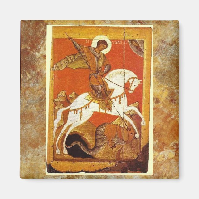 Aimant Saint George et le Dragon (Devant)
