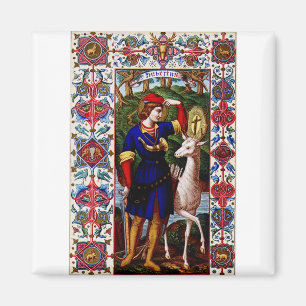 Aimant Saint Hubert de Liège avec le cerf 