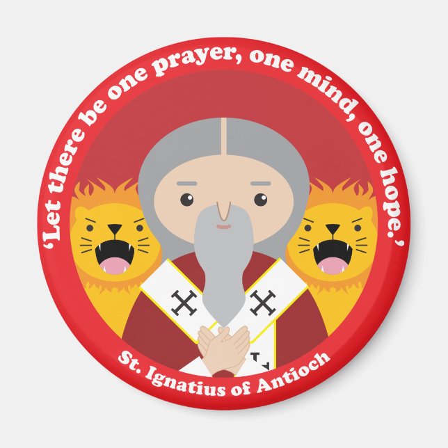 Aimant Saint Ignace d'Antioche (Devant)