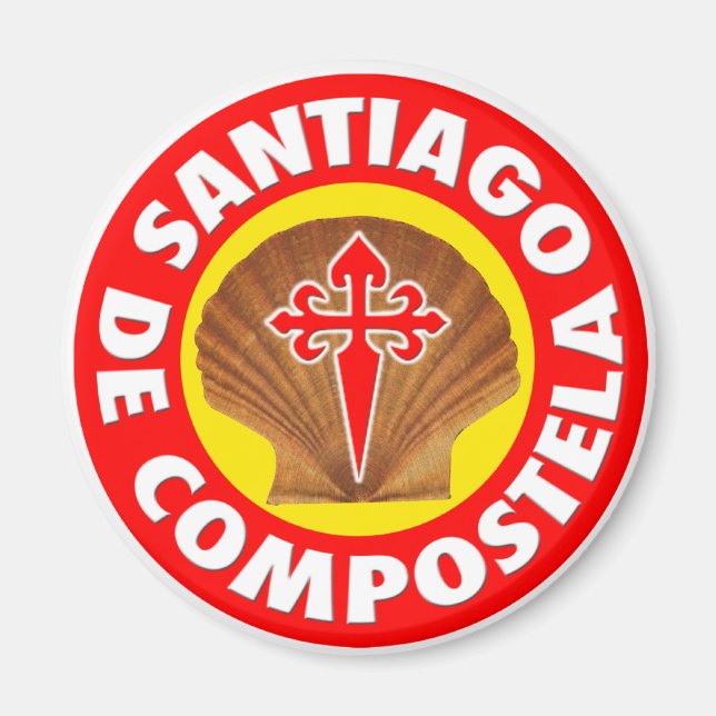 Aimant Saint Jacques de Compostelle (Devant)