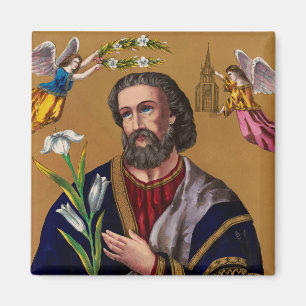Aimant Saint Joseph gardien de la Sainte Famille