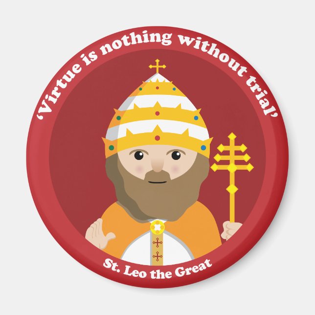 Aimant Saint Léo le Grand (Devant)