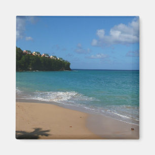 Aimant Saint Lucia Beach Paysage tropical