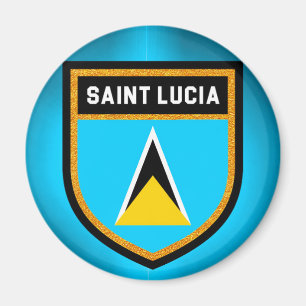 Aimant Saint Lucia Flag