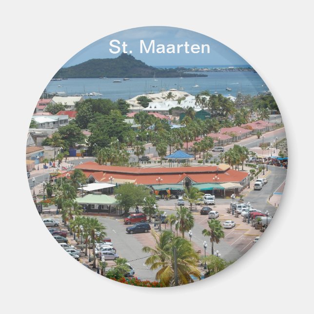 Aimant Saint-Martin - Baie Marigot (Devant)