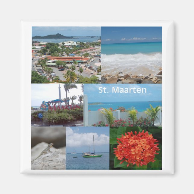 Aimant Saint-Martin-Saint-Maarten (Devant)