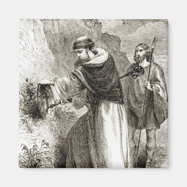 Aimant Saint Patrick marquant le bouclier de Connal avec  (Devant)