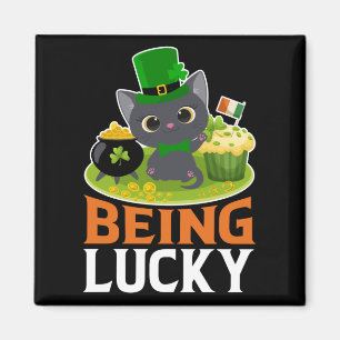Aimant Saint Patrick's Day Être chanceux