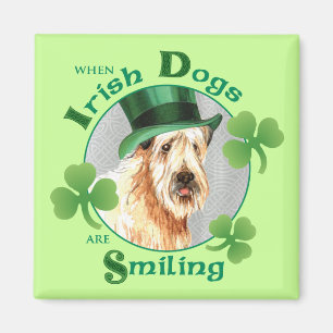 Aimant Saint Patrick's Day Wheaten Terrier
