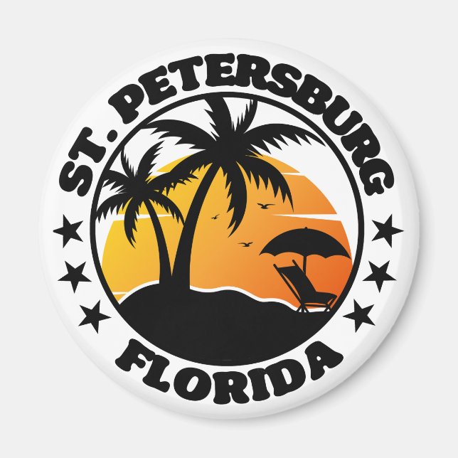 Aimant Saint-Pétersbourg, Floride (Devant)