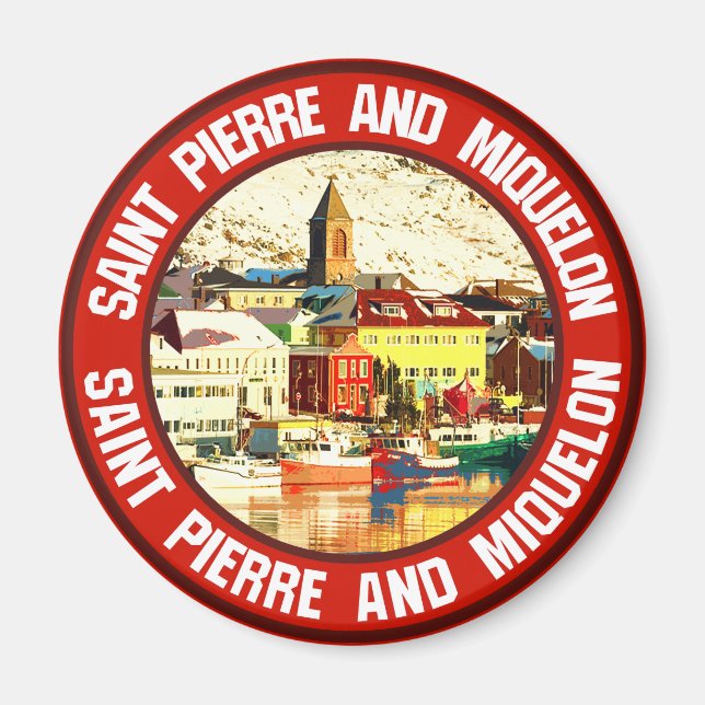 Aimant Saint Pierre et Miquelon (Devant)
