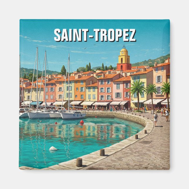 Aimant Saint-Tropez France (Devant)