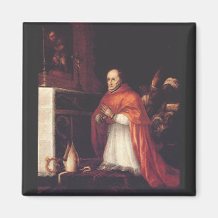 Aimant Saint Turibius de Mogrovejo Archevêque Art