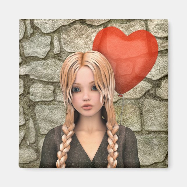 Aimant Saint Valentin (Devant)