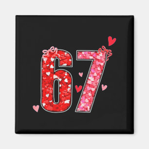 Aimant Saint-Valentin 67 Six Sept Blague Drôle Mème Viral