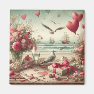 Aimant Saint-Valentin côtière/nautique