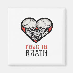 Aimant Saint-Valentin esthétique jusqu'à ce que la mort n