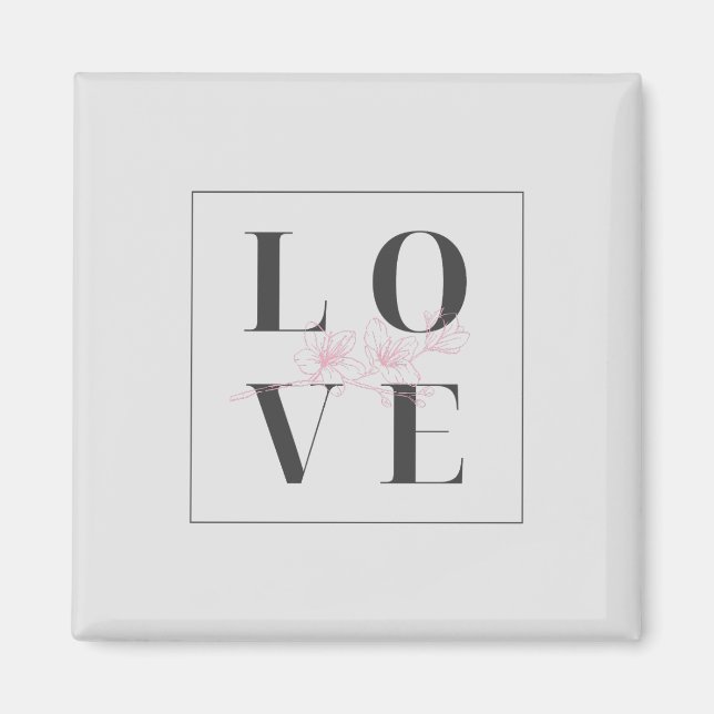 Aimant ❤️ Saint Valentin ❤️ Je vous aime (Devant)