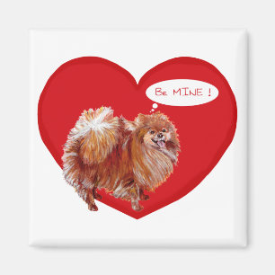 Aimant Saint-Valentin Spitz Nain