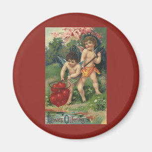 Aimant Saint Valentin victorienne vintage, Offre d'amour