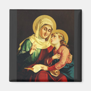 Aimant Sainte Anne et la Vierge Marie