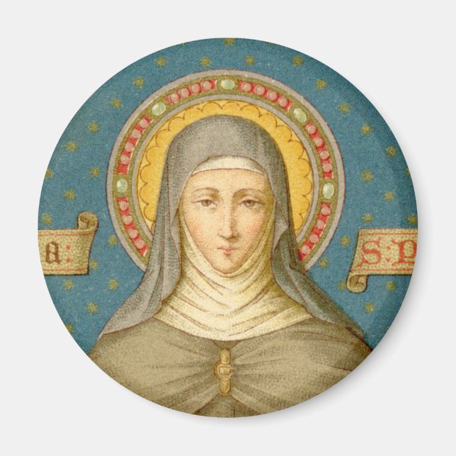 Aimant Sainte Claire d'Assise (SAU 027) (Devant)
