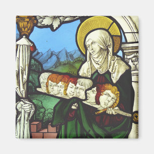 Aimant Sainte Félicité et les têtes de ses sept fils