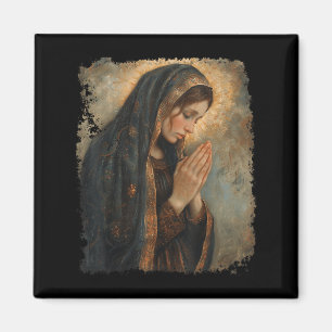 Aimant Sainte Marie priant Mère de Jésus 
