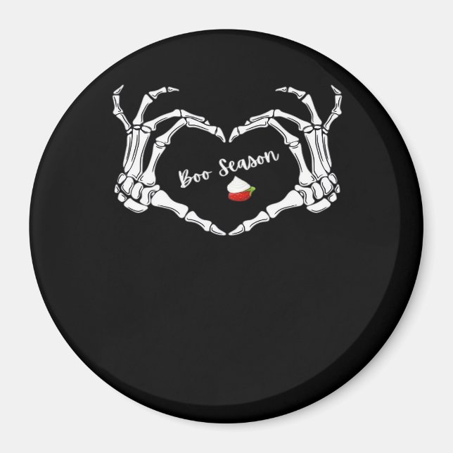 Aimant Saison classique Skeleton Hand Heart (Devant)